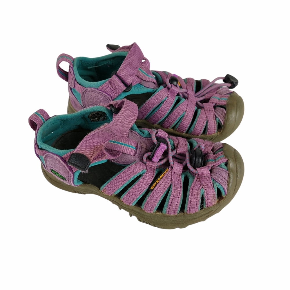 Keen Girls Size 9 Purple Hiking Water Shoes Trails Outdoor Sandals Closed Toe
